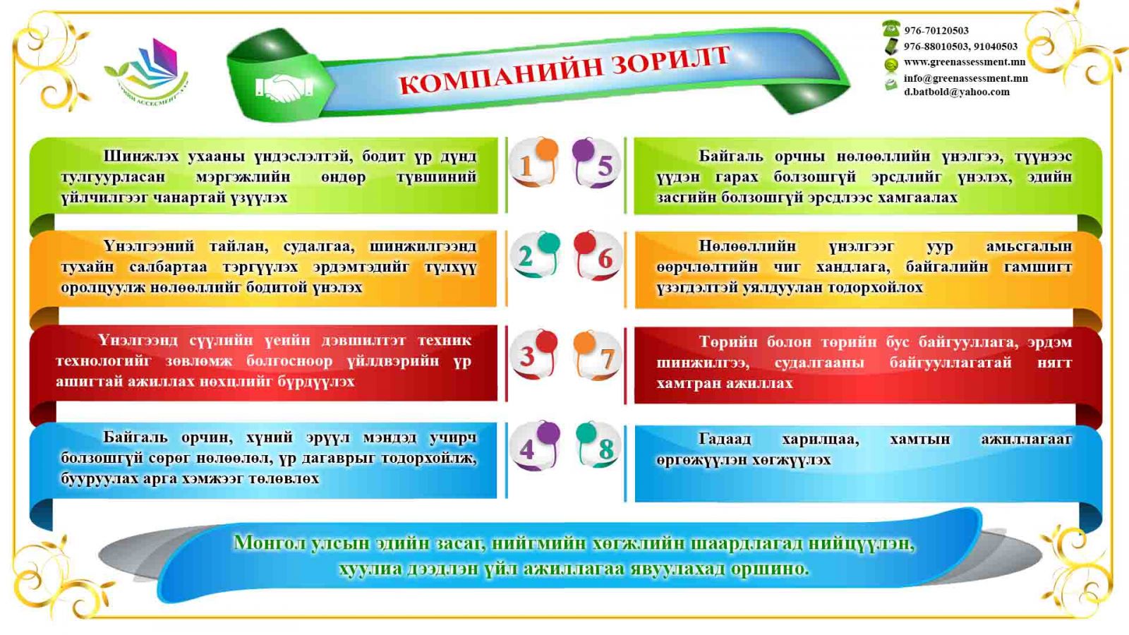 ЭРХЭМ ЗОРИЛГО, ЗОРИЛТ